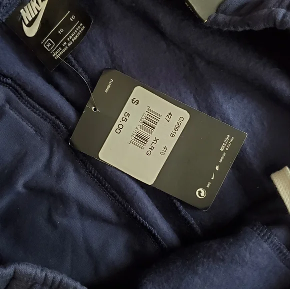 Nike Jogger Sweatpants Navy Blue Size XL NWT - Picture 4 of 4